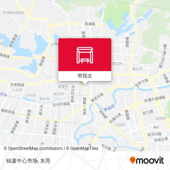 锦厦中心市场地图