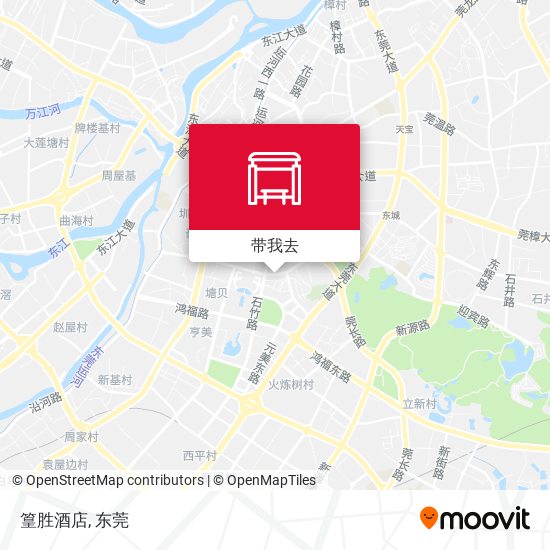 篁胜酒店地图