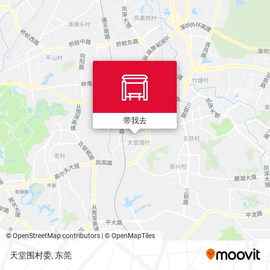天堂围村委地图
