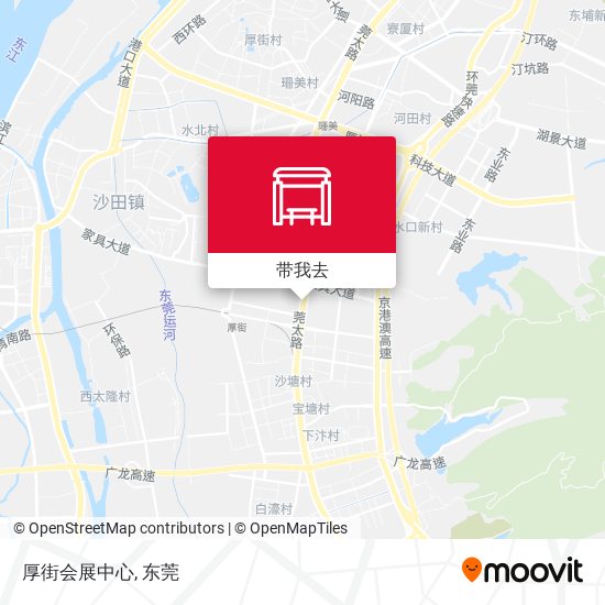 厚街会展中心地图