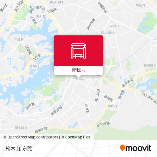 松木山地图