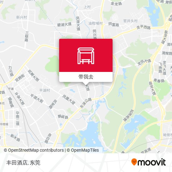 丰田酒店地图