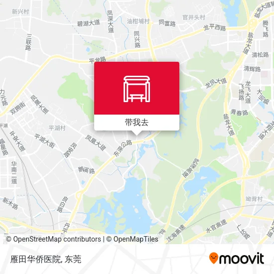 雁田华侨医院地图