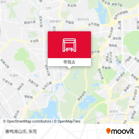 雁鸣湖山庄地图