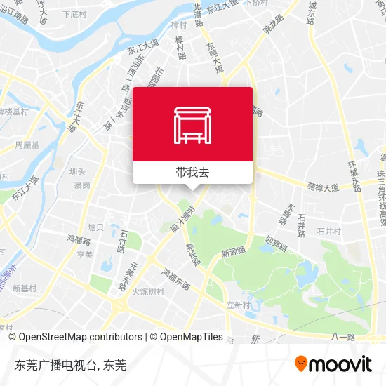 东莞广播电视台地图