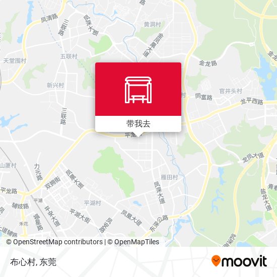 布心村地图