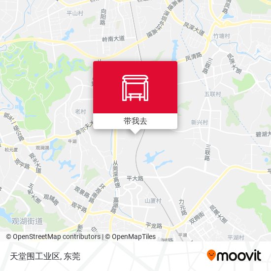 天堂围工业区地图