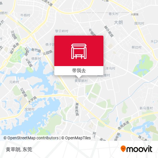 黄草朗地图