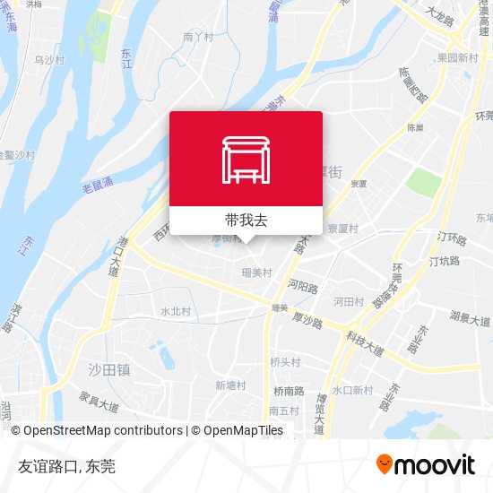 友谊路口地图