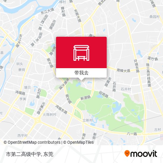 市第二高级中学地图