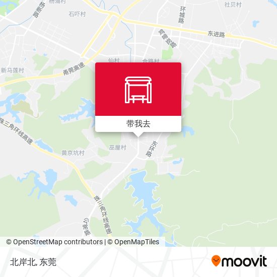 北岸北地图