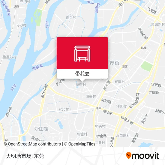 大明塘市场地图