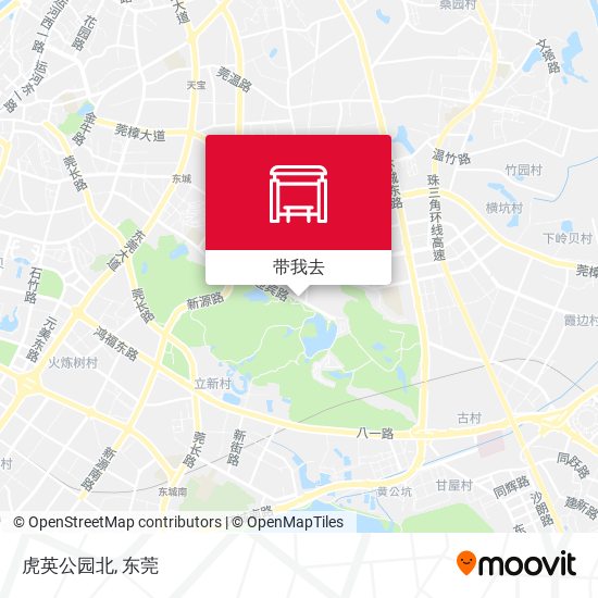 虎英公园北地图