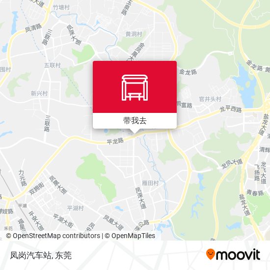凤岗汽车站地图