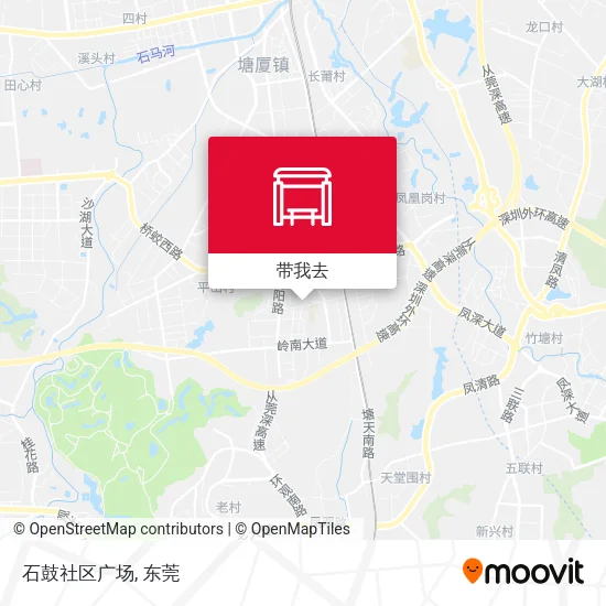 石鼓社区广场地图