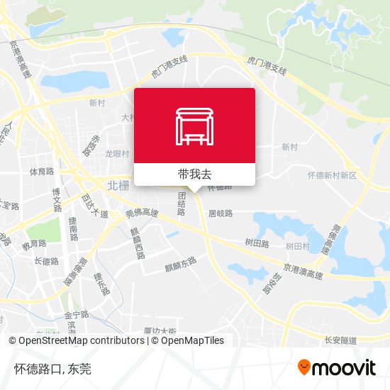 怀德路口地图