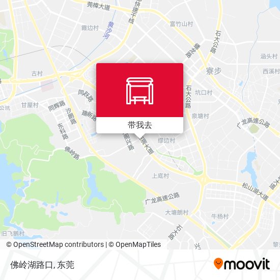 佛岭湖路口地图