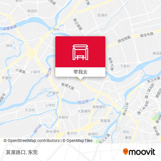 莫屋路口地图