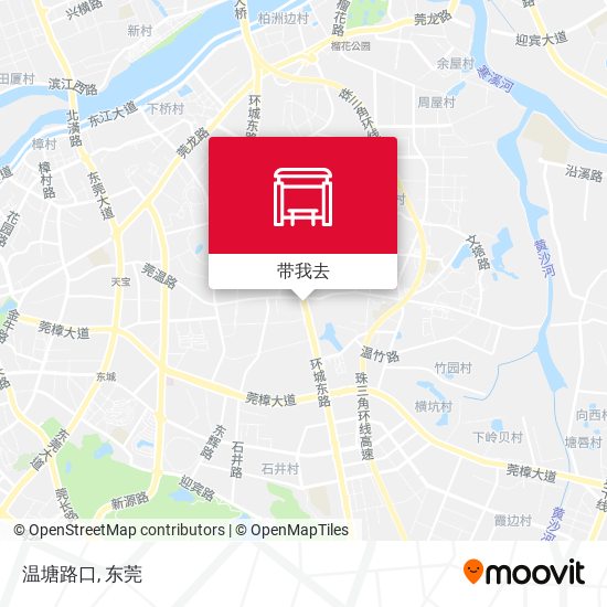 温塘路口地图
