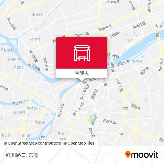 红川路口地图