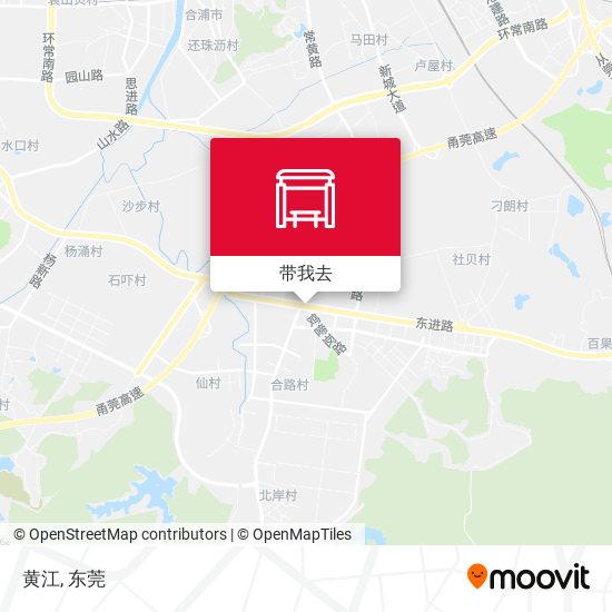 黄江地图