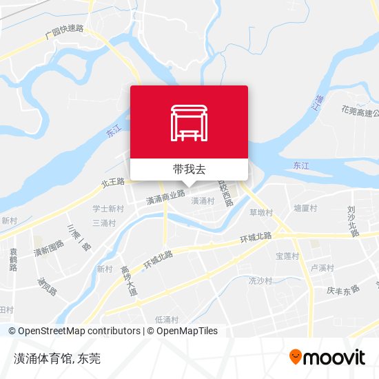 潢涌体育馆地图