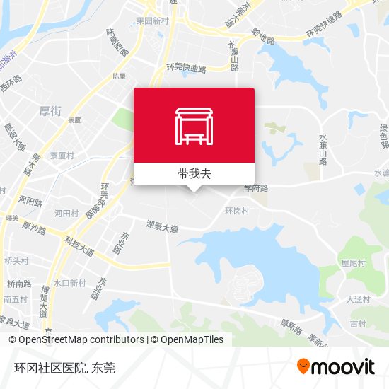 环冈社区医院地图