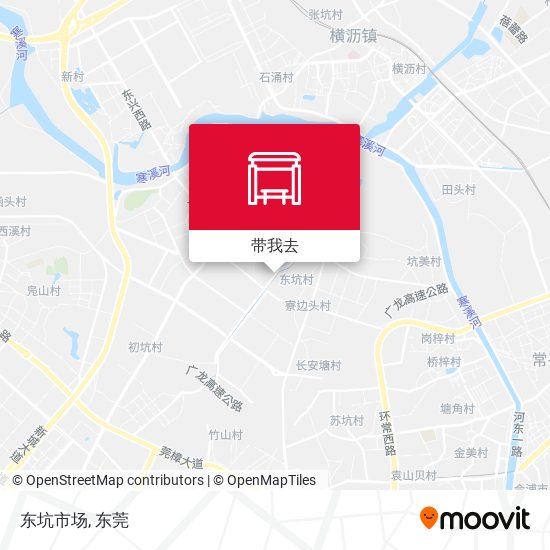 东坑市场地图