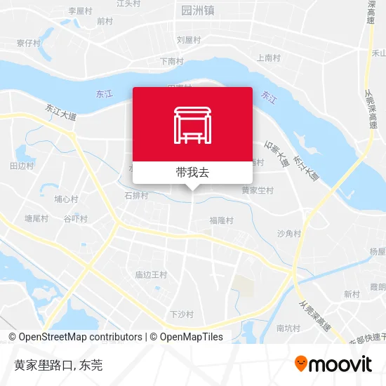 黄家壆路口地图