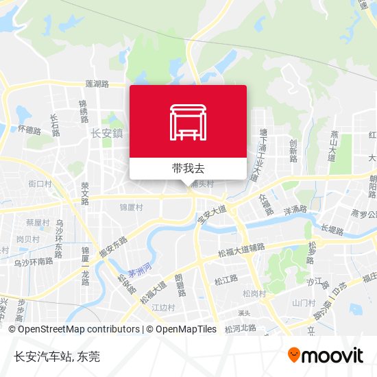 长安汽车站地图