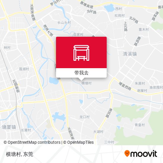横塘村地图