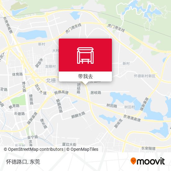 怀德路口地图
