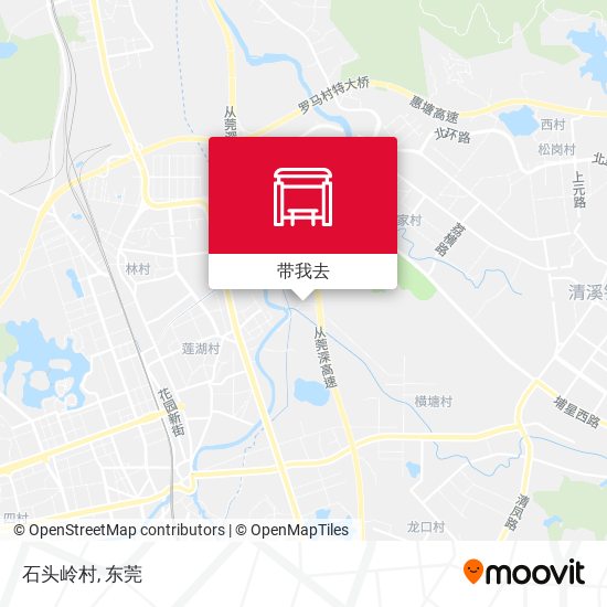 石头岭村地图