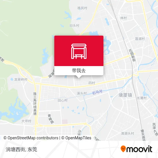 润塘西街地图