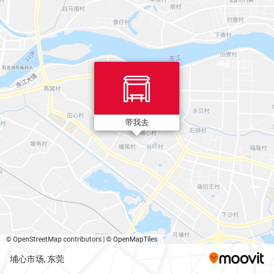 埔心市场地图
