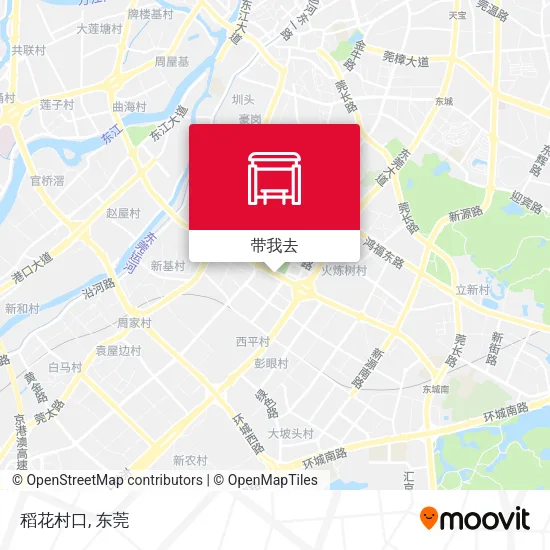 稻花村口地图