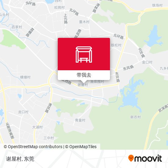 谢屋村地图