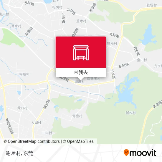 谢屋村地图