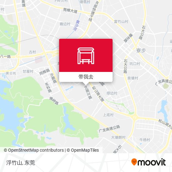 浮竹山地图