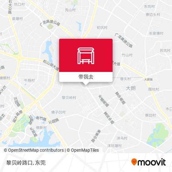 黎贝岭路口地图