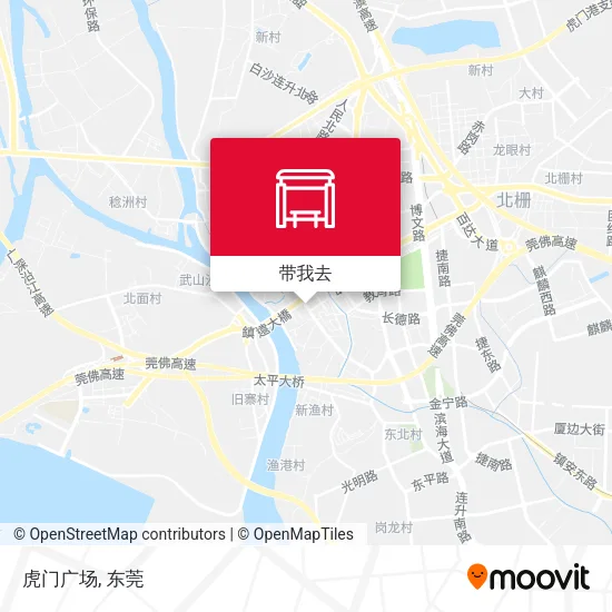 虎门广场地图