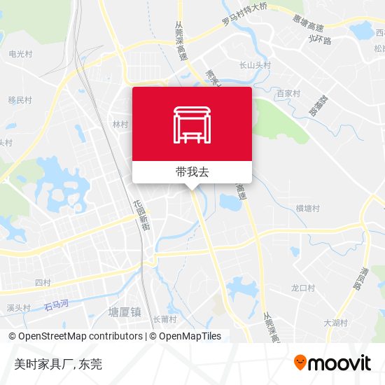美时家具厂地图