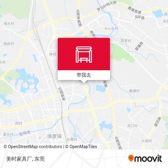 美时家具厂地图