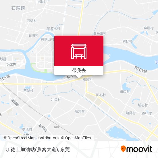 加德士加油站(燕窝大道)地图