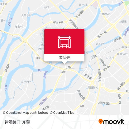 律涌路口地图