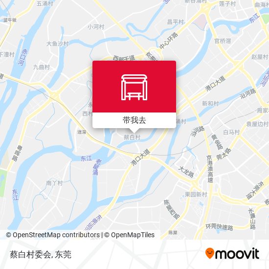 蔡白村委会地图