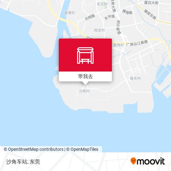 沙角车站地图
