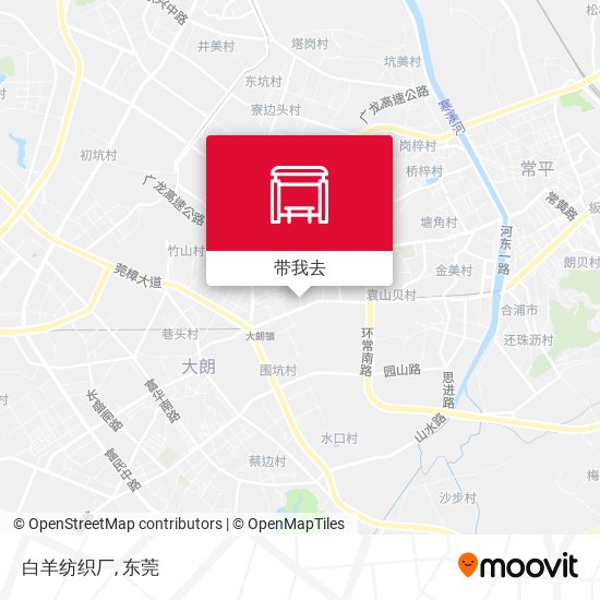 白羊纺织厂地图