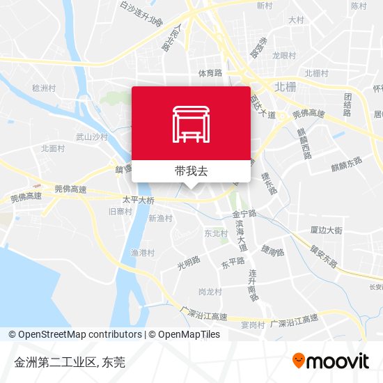 金洲第二工业区地图