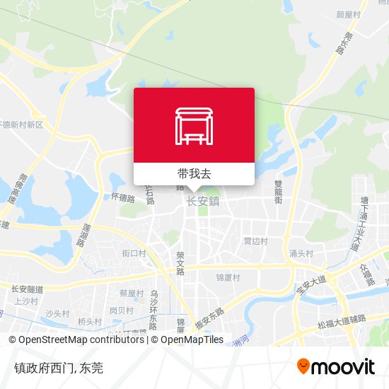 镇政府西门地图